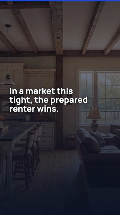Vertical RentList919 video ad about preparing to win a competitive lease